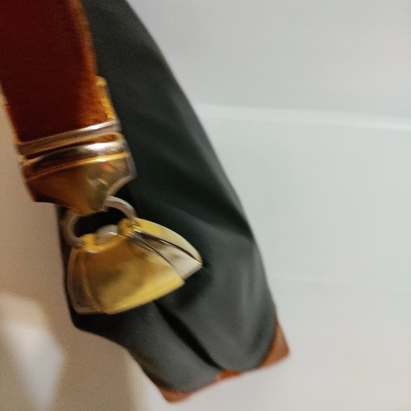 Vintage  Givenchy Black Leather Shoulder Purse - Picture 14 of 16